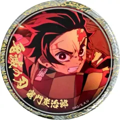 【中古】バッジ・ピンズ 竈門炭治郎 「鬼滅の刃 キャラクター絵巻カフェ in ufotable Cafe 終ノ巻 箔押し56mmランダム缶バッジA」