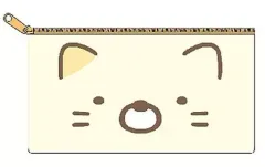 【中古】バッグ(キャラクター) ねこ フラットポーチ(M) 「すみっコぐらし」