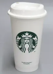 【中古】マグカップ･湯のみ ホワイト リユーザブルカップ 473ml 「スターバックスコーヒー」