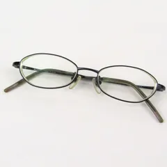 マックスマーラ メガネ 眼鏡 度有 チタン フレーム ブランド アイウェア レディース 48□16-138サイズ ネイビー MAX MARA 【中古】のサムネイル