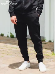 POLO RALPH LAUREN (ポロラルフローレン) ワンポイント ロングパンツ RL710888283 ブランド メンズ 男性 ボトムス (ブラック)