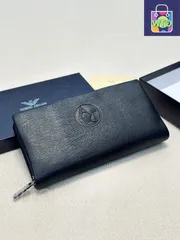 【今日特価】Armani アルマーニ レザー手触りに優れたモデル 内部カードスロットと外部スマホポケットを備えたメンズ定番仕様