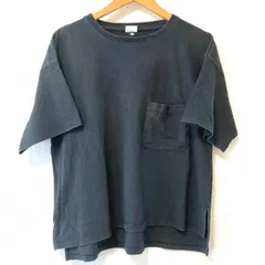 (^w^)b Champion チャンピオン クルーネック 半袖 Tシャツ シンプル 無地 胸ポケット ゆったり カジュアル スポーティ アクティブ 綿100% コットン 黒 ブラック レディース サイズM トップス 上着