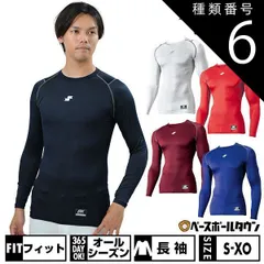 【新品未使用】種類6:(20)レッド/Sサイズ 野球 アンダーシャツ 長袖 丸首 フィット SSK SCβ SCB019LL 野球ウェア