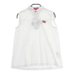 サイズ：36 ARCHIVIO アルチビオ A159604 ノースリーブポロシャツ メッシュ  ホワイト系 [240101221580]# ゴルフウェア レディース ストスト