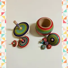 三段独楽とちょうちん独楽(大)セット