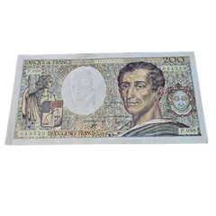 楽天市場】フランス 200フラン紙幣 美品 哲学者 シャルル・ド