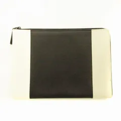 3.1 フィリップリム 3.1 phillip lim ポーチ 小物入れ レザー ラウンドファスナー 鞄 グレー 黒 ブラック /MM ■MAのサムネイル