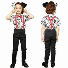 ダルメシアンシャツ キッズ140　　［ダルメシアン コスプレ 犬  かっこいい 男の子 キッズ ］【_892441】