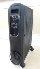 ♥️美品✨リモコン付き✨モダンデコ✨MODERN DECO✨zz001-bk スリム型 オイルヒーター｜モダンデコ公式｜インテリア・家具の