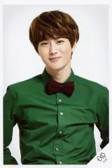 【中古】生写真(男性) EXO/スホ(SUHO)/上半身・衣装緑・蝶ネクタイ・ポストカードサイズ/公式生写真