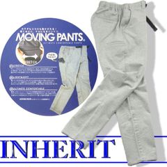 【新品】 INHERIT / インヘリット　クライミングパンツ ウェビングベルト スウェット パンツ ストレッチ グレー ムービングパンツ ｜ オールシーズン