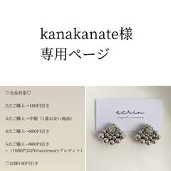 ゆんちゃん様♡専用ページ〔ネジバネイヤリング〕 - メルカリ