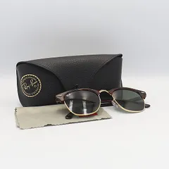 良品 ケース付 レイバン RB 3016 CLUBMASTER W0366 51021 145 3N べっ甲 レディース/メンズサングラス 2000000 NSK MTM