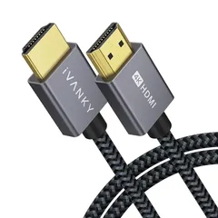 【新品】 HDMI ケーブル【4K60Hz/6種長さ】iVANKY HDMI2.0規格 PS4/3,Xbox, Nintendo Switch, Apple TV, Fire TVなど適用18gbps 4K60Hz/HDR/3D/イーサネット対応 テレビ 1