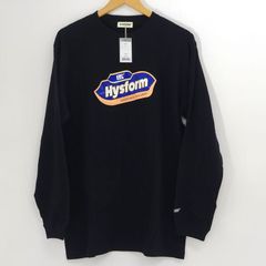 三重店】HYSFORM｜ハイスフォーム ロングスリーブロゴTシャツ ブラック