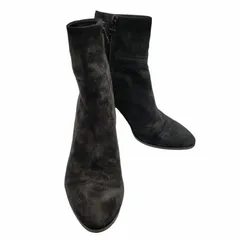 ランバンオンブルー LANVIN en Bleu スウェード ショート ブーツ レディース JPN：23 のサムネイル