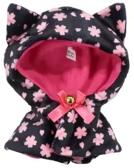 【中古】雑貨 夜桜ねこ 「おおきい桜ねこさんと桜うさぎさんのケープ」のサムネイル