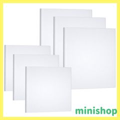 【在庫処分】キャンバスボードB2C3 6枚/セット キャンバス 油絵キャンバス203x203mm 、203x254mm ボールドキャンバス アクリル 水彩 油絵 画材