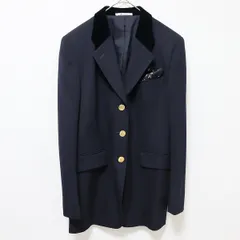 アクアスキュータム Aquascutum ヴィンテージ ジャケット テーラード 金釦 チーフ付き [a967021n]
