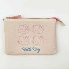 サンリオ ハローキティ フェイス 3ポケットポーチ  Sanrio
