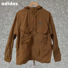 adidas ブラウン アノラック マウンテンパーカー Lサイズ