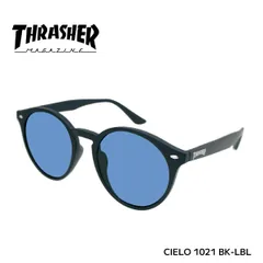 【即納】正規品 THRASHER スラッシャー 偏光レンズ CIELO シエロ 1021 BK-LBL マットブラック×ライトブルーのサムネイル