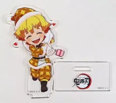 【中古】アクリルスタンド・アクリルパネル 我妻善逸 「鬼滅の刃×ufotable cafe クリスマスイベント2021 ランダムアクリルスタンド」