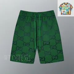 グッチハ―フパンツ　グッチショートパンツ GUCCI グッチ 478174 Z330E 刺繍 バミューダ ショート パンツ メンズ