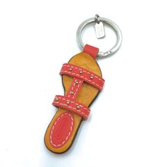 COACH/コーチ キーホルダー サンダル ピンク