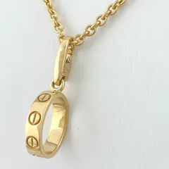 美品！ Cartier★カルティエ ベビーラブ ネックレス  YG アクセサリー750重量