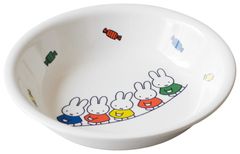 【在庫処分】M-1305FT 深皿 ミッフィーとおともだち ホワイト スペースジョイ MIFFY