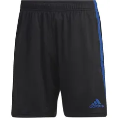 アディダス(adidas) サッカー TIRO エッセンシャルズ トレーニングショーツ CC185-HM7932 ブラック/ブルー Sサイズ