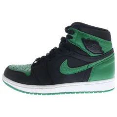 NIKE (ナイキ) AIR JORDAN 1 RETRO HIGH OG PINE GREEN 2020 エアジョーダン1 パイングリーン ハイカットスニーカー ブラック/グリーン US8/26cm 555088-030