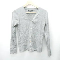 ◇ ⊇ green label relaxing グリーンレーベル UNITED ARROWS 長袖 ニットカーディガン サイズ38 グレー レディース E  【1409240012603】