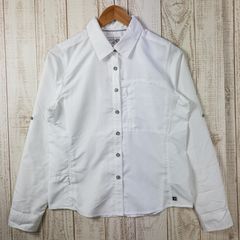 【Women's M ホワイト系】 Mountain Hardwear ( マウンテンハードウェア ) キャニオン ロングスリーブ シャツ Canyon Long Sleeve Shirt ポリエステル ウェア トップス インナー シャツ ロング