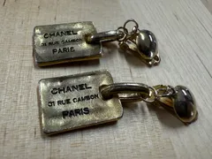 CHANEL カンボンプレート　イヤリング　ヴィンテージ