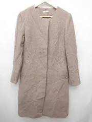 ◇ WILLSELECTION<!-利用不可文字-!> ウィルセレクション フォックスファー 長袖 コート サイズM モカ系 レディース P  【1406180046361】のサムネイル