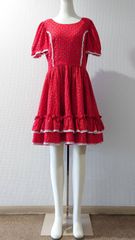Hummingギンガムカットソー　赤　中古　Angelic Pretty Hummingギンガムカットソー 赤 中古 Angelic Pretty - メルカリ