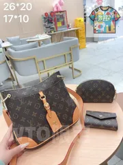 [本日特価] TOP New 2025 高品質3点セット - Lv モノグラムクロワッサンバッグ + 化粧チェーンバッグ + 財布 本日限定特別割引！[本日特価|新品未使用品]-WT0輸入