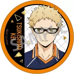 【中古】バッジ・ピンズ 月島蛍 「ハイキュー!! トレーディング箔押し缶バッジ(A)」