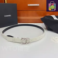 【今日特価】Chanel ソフトレザーベルト-1