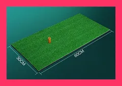 ゴルフ練習用マット ウレタンボール30個付 自宅 室内 練習用 人工芝 ゴルフ マット 30*60*