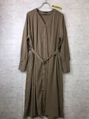 キレイめ！loaf ロフ ベルト付 オールボタン ロングワンピース ONE