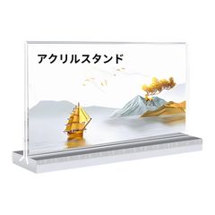 【訳アリ】5個セット アクリルスタンド アクリルサインホルダー ポップスタンド 両面用 透明 POP広告スタンド メニュースタンド T型アクリルフォトフレーム 倒れにくい メニュースタンド　サインスタンド 卓上展示 (横型 A6)