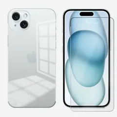 [PC1-J] iPhone15 Plus 対応 ケース 透明 クリア ポリカーボネイト製 (PC) 無地 カメラレンズ全面保護 サイドカット スマホカバー アイフォン15Plus アイホン15Plus アイフォン15Plus iPhone15Plus アイフ