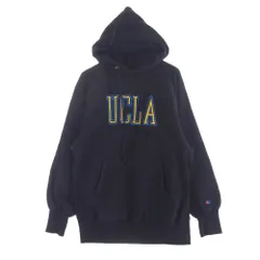 Champion チャンピオン 90's REVERSE WEAVE リバース ウィーブ プルオーバー パーカー UCLA カレッジ 刺? ブラック系 XL【中古】