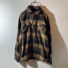 VANS チェック柄フランネルシャツ Mサイズ
