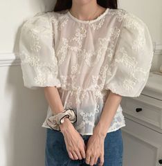bibiy DALLIA FLOWER TOPトップス - メルカリ