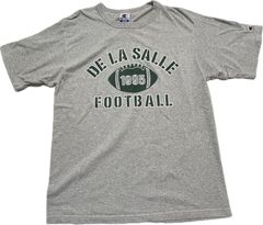 Champion Tシャツ　DE LA SALLE FOOTBALL　クラブTシャツ　使用感少なめ　Lサイズ